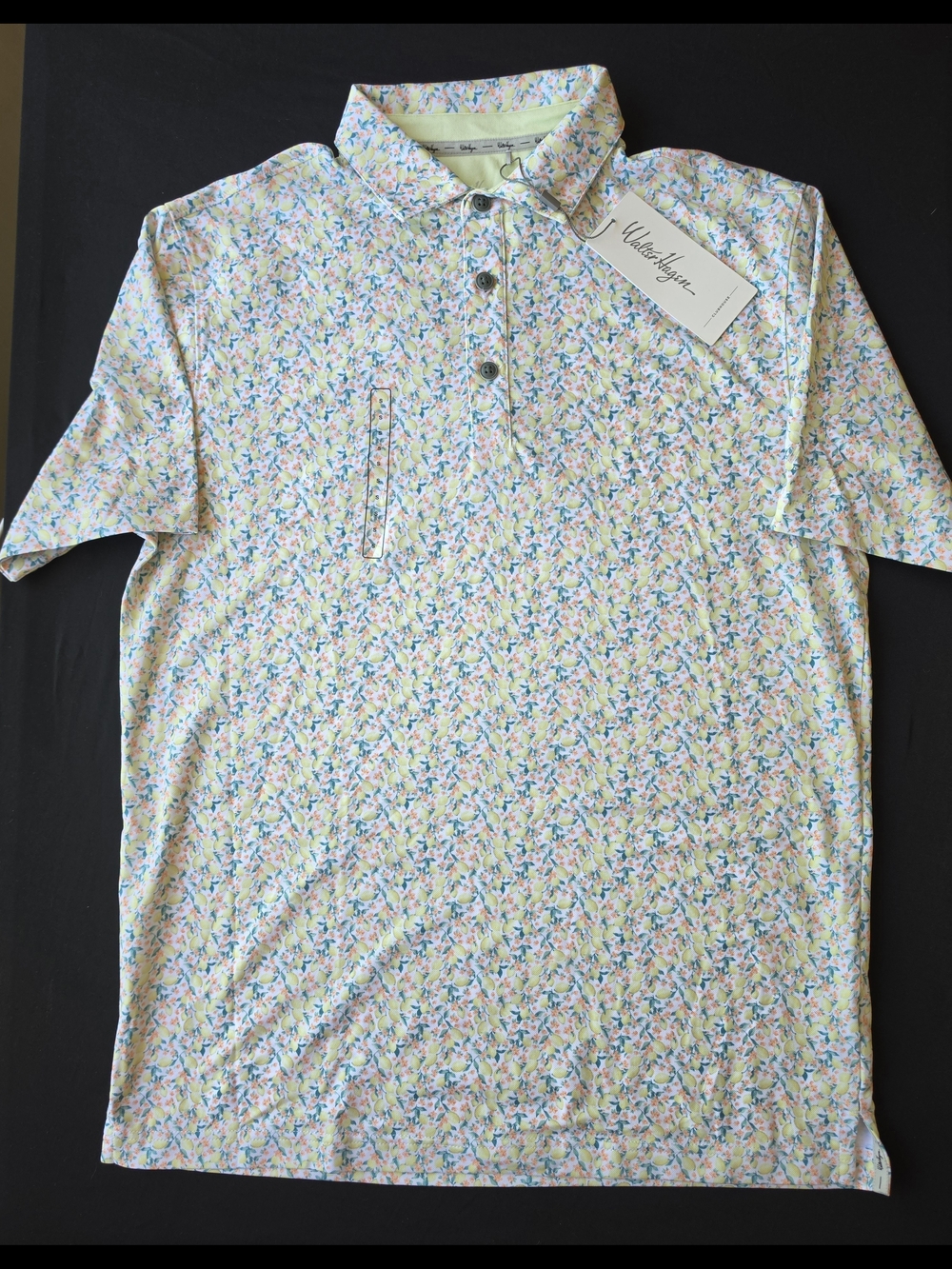 Walter Hagen Men’s Floral w/Lemons Polo